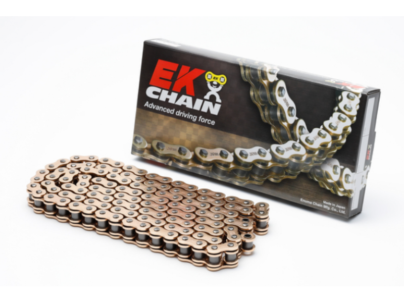 Corrente 520 SRX2 120L EK - Retentores QX-Ring - Fecho de rebite
